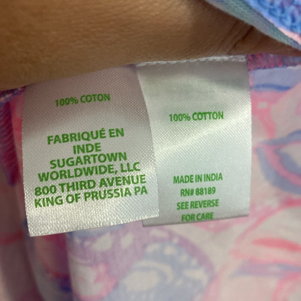NWT- LILLY PULITZER-Lorena V-neck dress- pink isle snappy turtle- Size XS - Picture 9 of 9